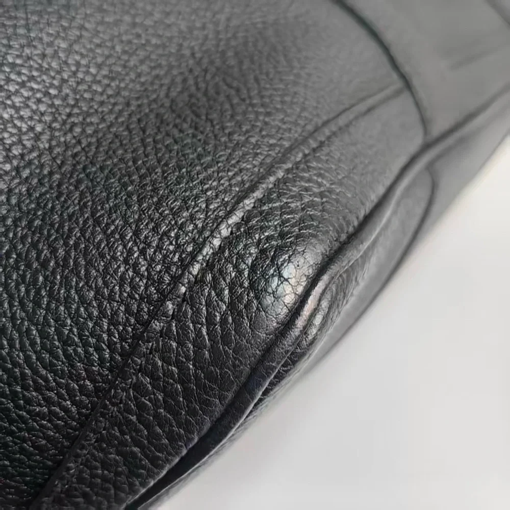 Hermes Garden Party 36 Togo A 2017 Black Silver Hardware Handbag Negonda - Picture 7 of 14